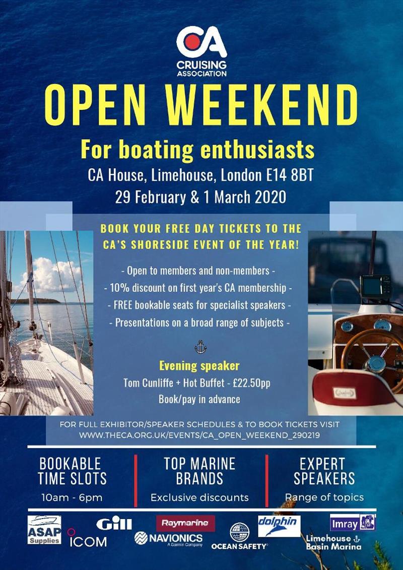 Cruising Association Open Weekend in London photo copyright The Cruising Association taken at 