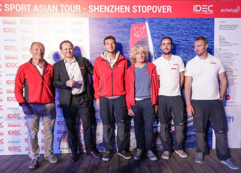 The IDEC SPORT crew photo copyright Théodore Kaye / Aléa / IDEC SPORT taken at 