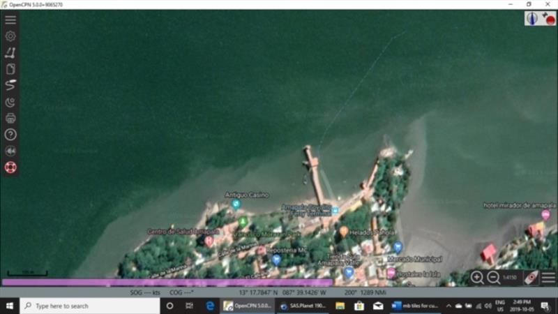 Detailed satellite images photo copyright Rob Murray taken at 