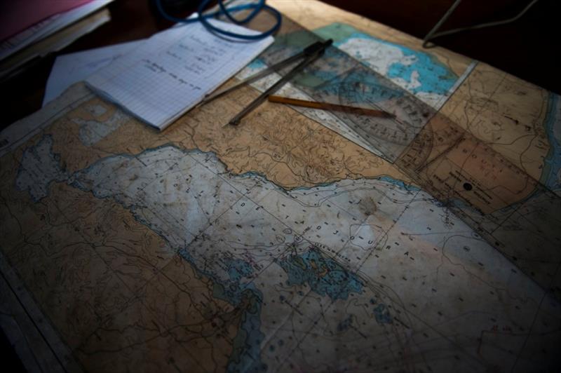 150131-F-QZ836-017 DJIBOUTI (January 31,2015) The charting maps for the Gulf of Tadjoura showing the exercise area of operations are displayed during Exercise Cutlass Express 2015 in Djibouti, Jan. 31, 2015 photo copyright U.S. Air Force photo by Staff Sgt. Carlin Leslie taken at 