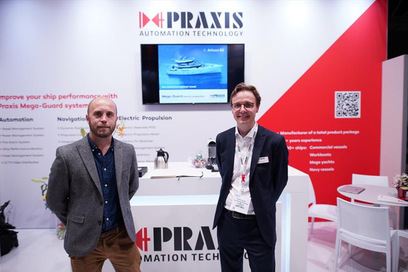 Arksen's Technical Director, Jim Mair, and Praxis Automation Technology's Sales Director, Benjamin Van Dam, have been integral in the development of this new partnership photo copyright Praxis Automation Technology taken at 