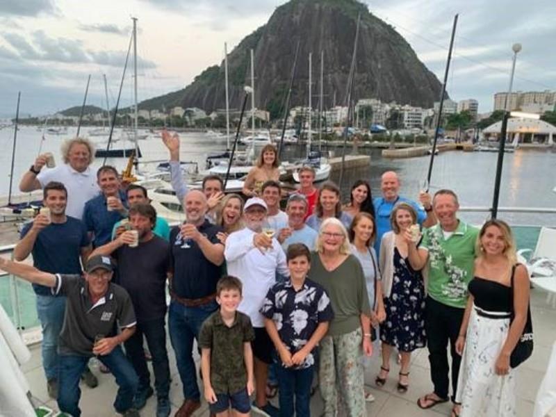 Impromptu Trimaran drinks party at ICRJ photo copyright Robyn Woodhead taken at Royal Cape Yacht Club