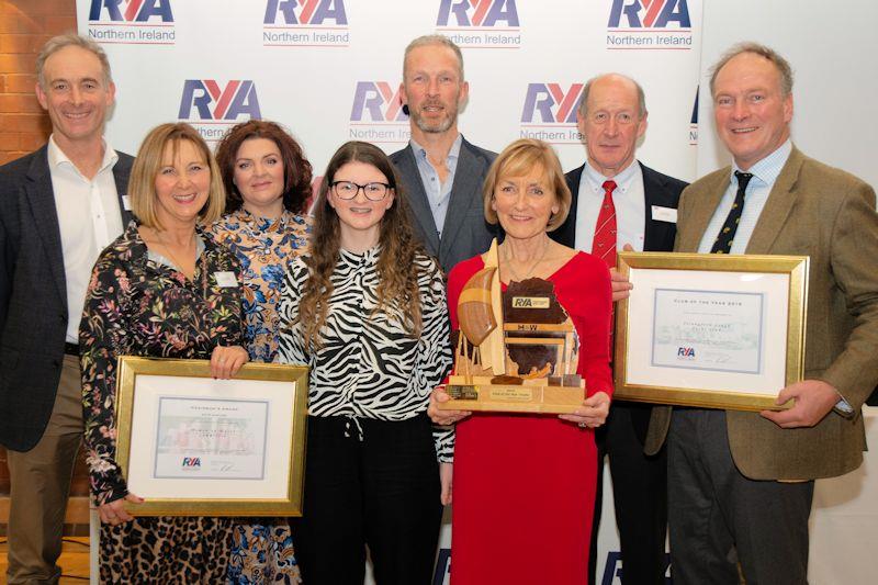 Members of Strangford Lough Yacht Club who were awarded Club of the Year - RYANI's Annual Awards ceremony photo copyright RYA NI taken at Strangford Lough Yacht Club