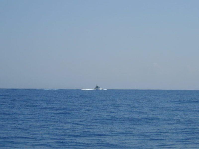 Welcomed by an Israeli Navy gunboat photo copyright Hugh & Heather Bacon taken at 