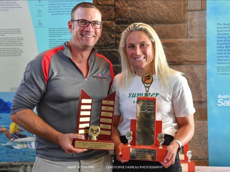 Best woman Helm and winner of the Rooky division Alex South sailing with Marcus Cooper - photo © Christophe Favreau