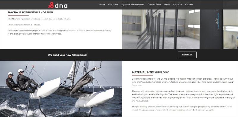 DNA Performance Sailing new website photo copyright DNA Performance Sailing taken at 