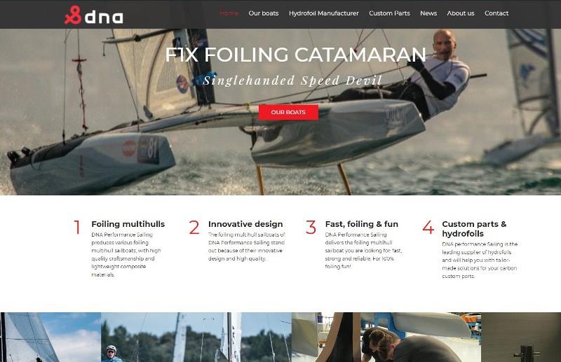 DNA Performance Sailing new website photo copyright DNA Performance Sailing taken at 