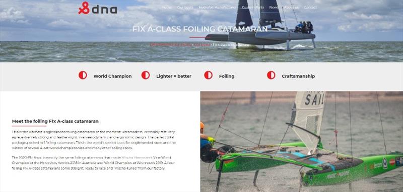 DNA Performance Sailing new website - photo © DNA Performance Sailing
