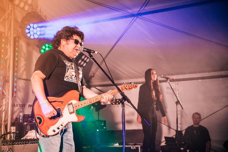 Richard Clapton performing on Australia Day in the Regatta Village - photo © Passionfolk