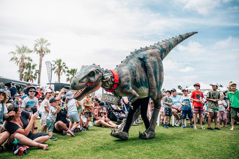 Real Dinosaurs Show (Waterfront Festival presented by Geelong Connected Communities photo copyright Passionfolk taken at Royal Geelong Yacht Club