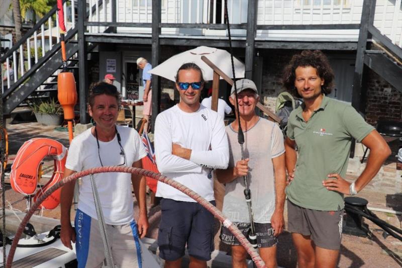 In Nelson's Dockyard - The all-Russian crew on Yuri Fadeev's First 40 Optimus Prime photo copyright Louay Habib taken at Royal Ocean Racing Club