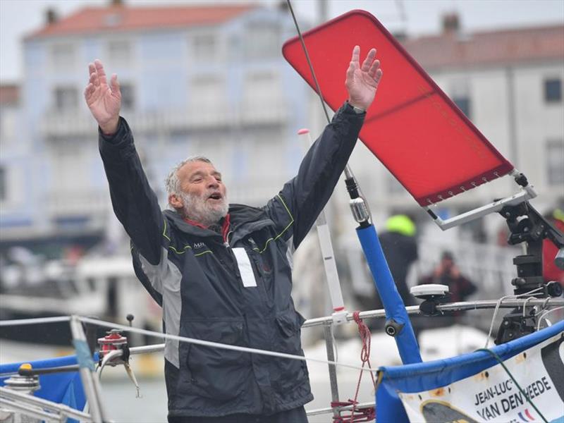 Jean-Luc Van Den Heede wins the 2018 Golden Globe Race photo copyright Christian Favereau taken at 