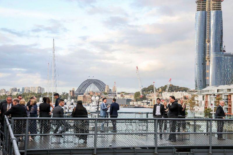 The Loft, Doltone House provided a stunning view over the vessels and Sydney Harbour photo copyright AIMEX taken at 