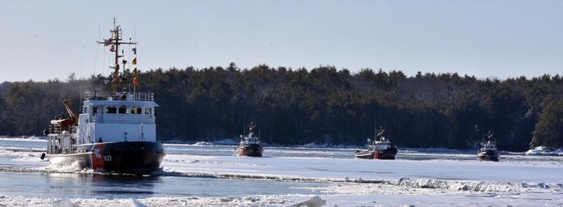 Coast Guard to break ice on the Kennebec River photo copyright U.S. Coast Guard taken at 