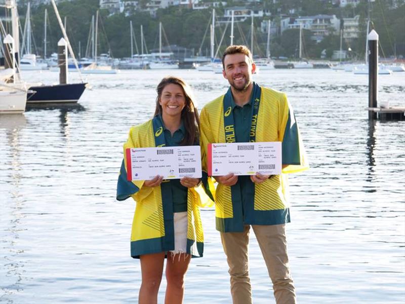 Jason Waterhouse and Lisa Darmanin photo copyright Australian Sailing taken at Australian Sailing