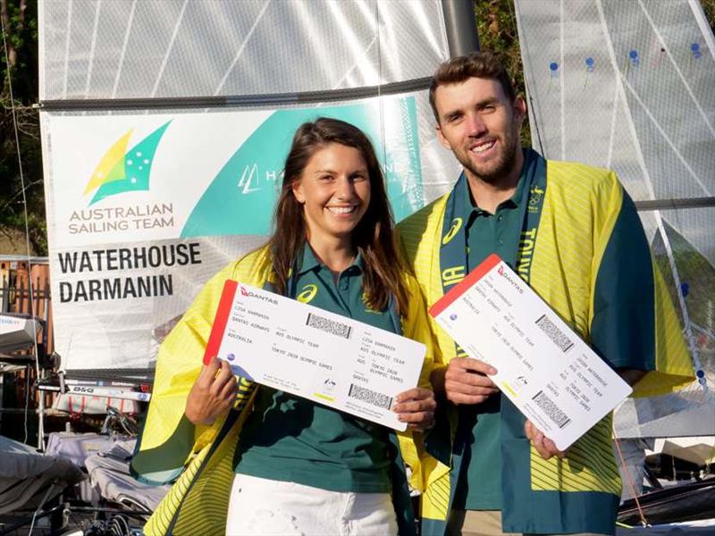 Jason Waterhouse and Lisa Darmanin photo copyright Australian Sailing taken at Australian Sailing