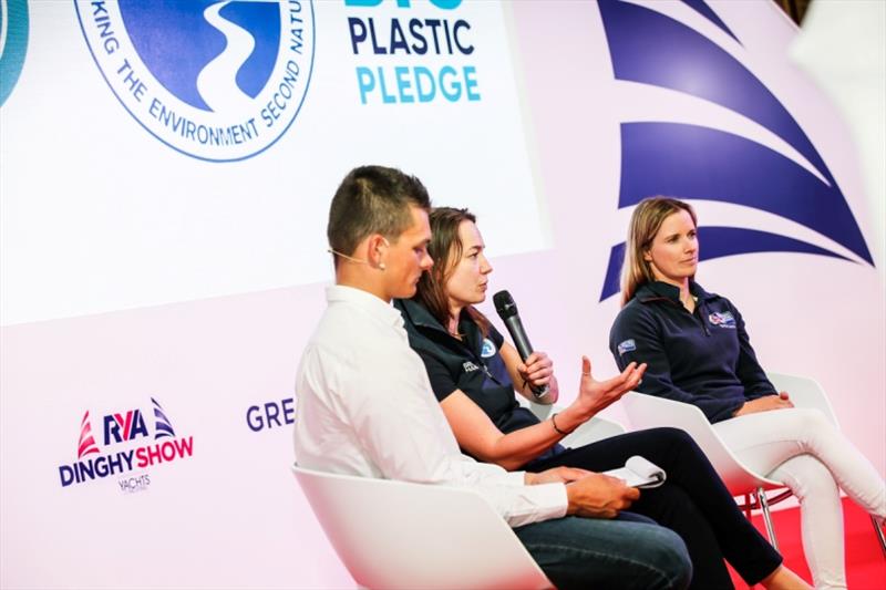 The Green Blue talk at the RYA Dinghy Show photo copyright Paul Wyeth taken at RYA Dinghy Show