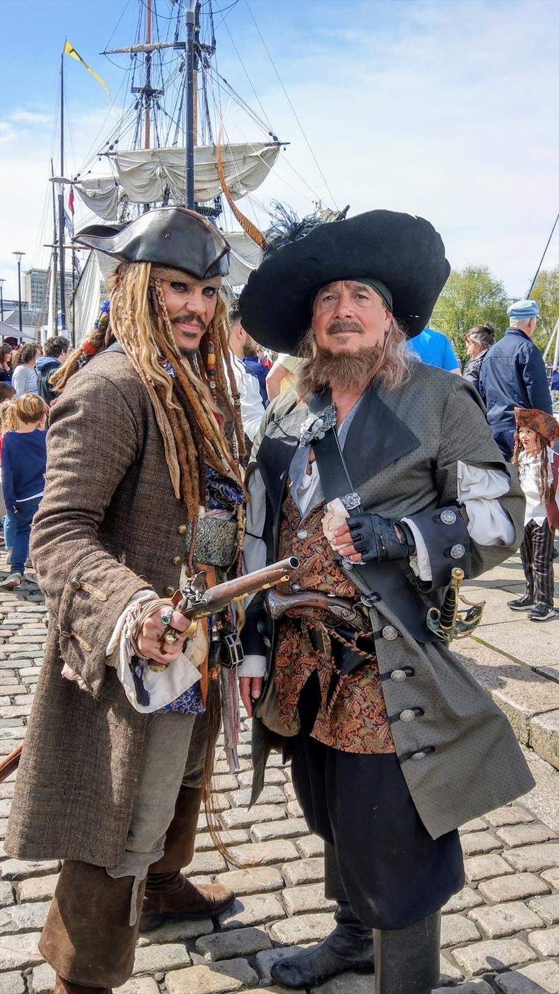 Pirates Weekend Plymouth: Jack Sparrow and Captain Barbossa  photo copyright Alice Pope taken at 