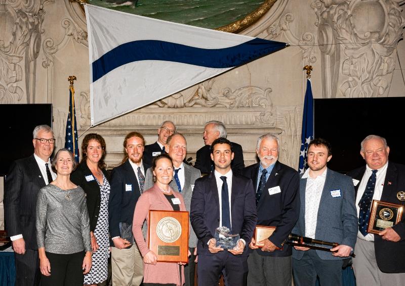 Assembled award winners including Sheila McCurdy photo copyright Harriet Lewis Pallette taken at Cruising Club of America