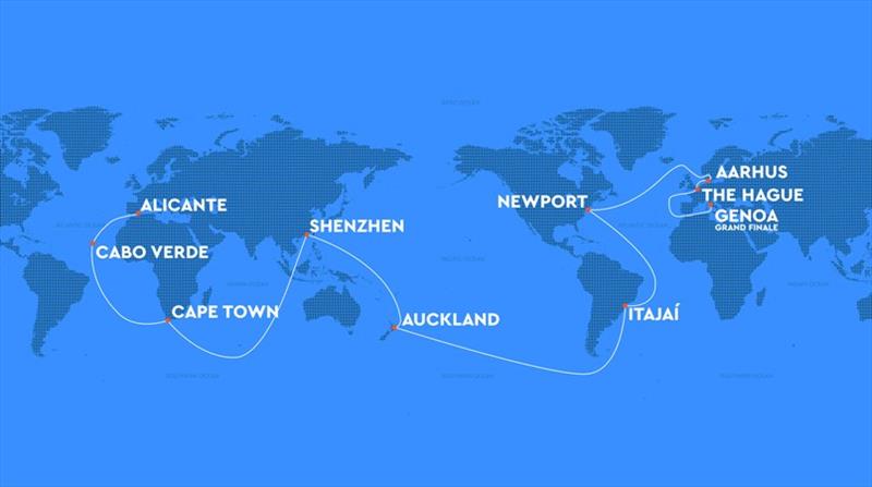 The Ocean Race 2021-22 route - photo © The Ocean Race