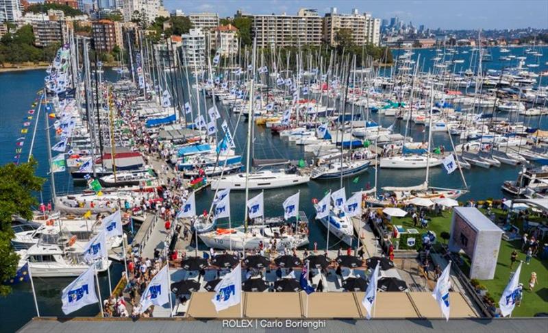 The bustling CYCA marina during the Rolex Sydney Hobart Yacht Race photo copyright Rolex / Carlo Borlenghi taken at Cruising Yacht Club of Australia