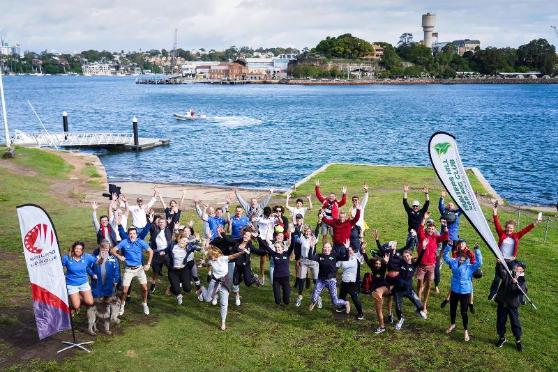 Crews, volunteers and officials at HHSC - SAILING Champions League - Asia Pacific northern qualifier photo copyright Beau Outteridge taken at Hunters Hill Sailing Club