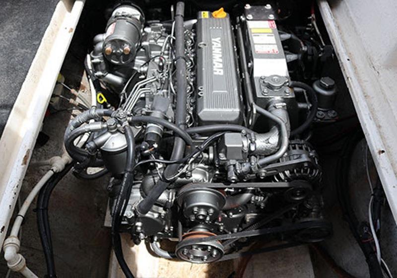 Light-weight, reliable, and easy to maintain the pair of Yanmar 4LHA engines provide the Ozycat with a rejuventated life of engine contentment photo copyright Power Equipment taken at Townsville Yacht Club