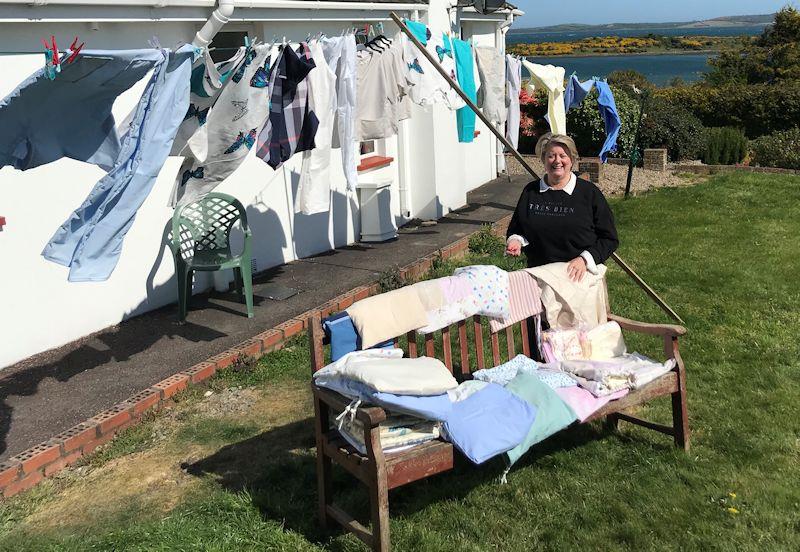 RYA Northern Ireland affiliated Club members get sewing for the NHS photo copyright RYA NI taken at 