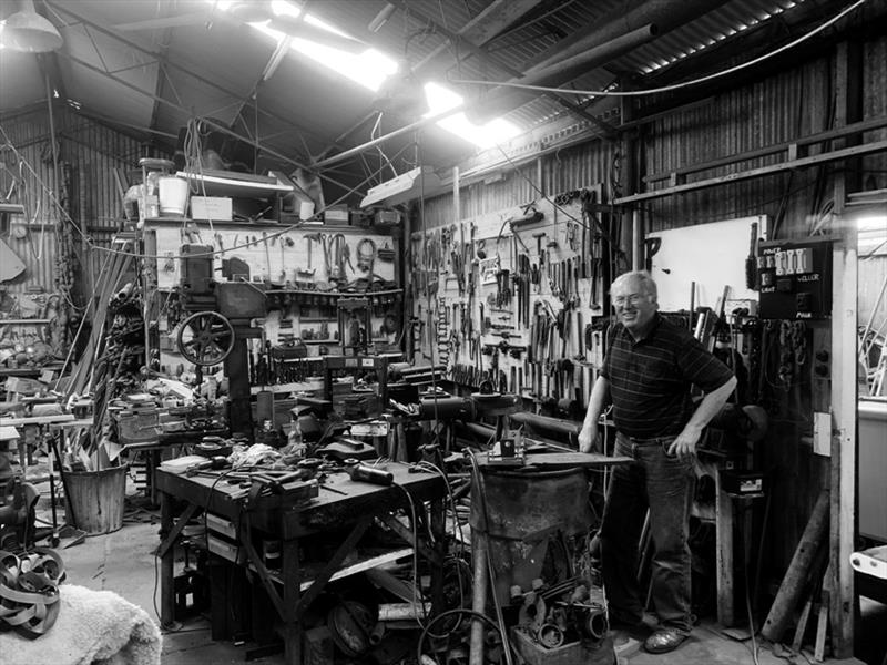 Man on a mission: Andy Haldane in his workshop in Port Lincoln photo copyright Wooden Boat Shop taken at 