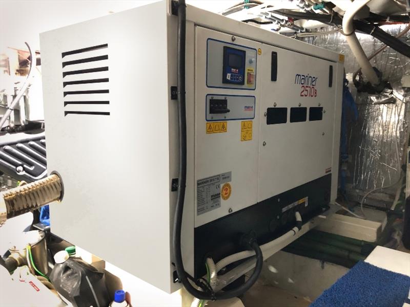 Highly efficient a pair of MASE Mariner 2510T gensets within soundproof cabinets each provides 25.1kVA/50Hz to power all the modern conveniences that make retirement living enjoyable out at sea photo copyright Power Equipment taken at 