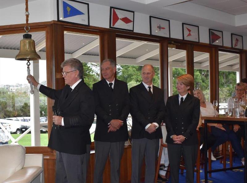 8 Bells rung to re-open the RFBYC Members' Bar photo copyright RFBYC Media taken at Royal Freshwater Bay Yacht Club