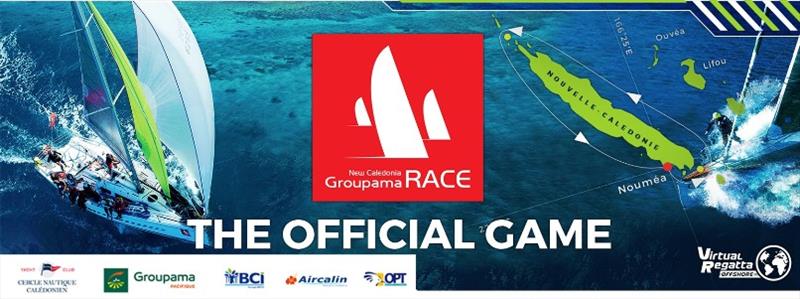 Virtual Race graphic photo copyright New Caledonia Groupama Race Media taken at Cercle Nautique Calédonien