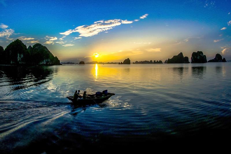 Dawn on Bai Tu Long Bay photo copyright Duong Phong Dai taken at 