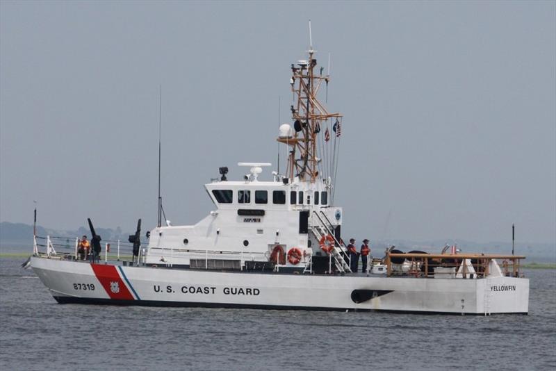 USCG Yellowfin cutter out of Charlestown photo copyright boatwatch.org taken at 
