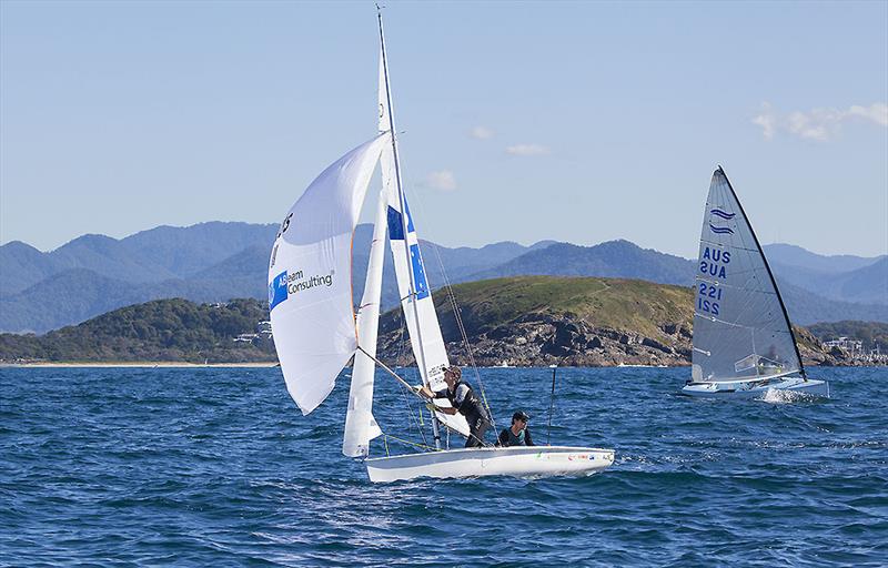 470 World Champions (amongst their many other accolades) Will Ryan and Mat Belcher photo copyright John Curnow taken at Coffs Harbour Yacht Club