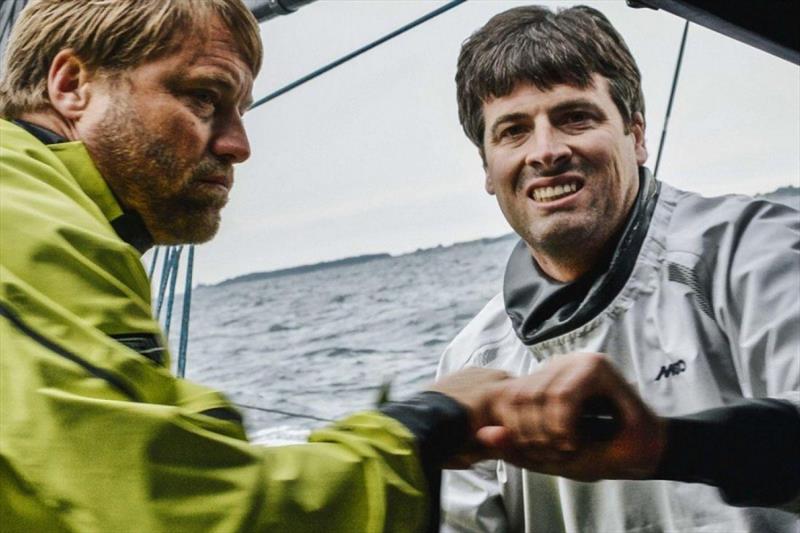 Nin O'leary with Alex Thomson aboard Hugo Boss - photo © Doyle Sails