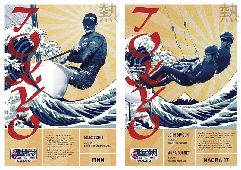 British Sailing Team Tokyo 2020 posters - photo © British Sailing Team