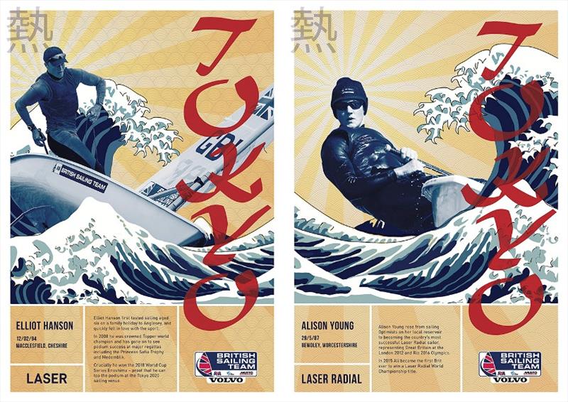 British Sailing Team Tokyo 2020 posters - photo © British Sailing Team