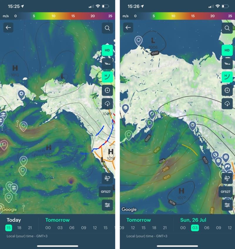 Windy.app - Universal weather app - photo © Windy.app