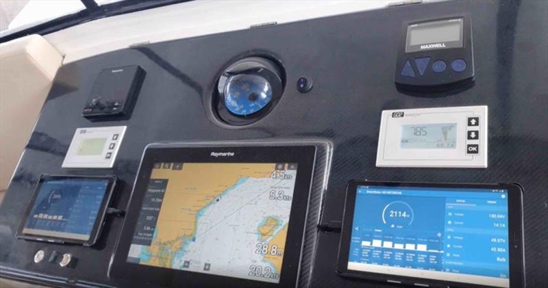 Aquanima 40 - Chart plotter - photo © Azura Marine