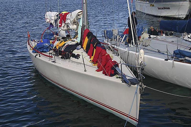 A trip across 'The Paddock' almost always means the gear will need a good dry the other side. - photo © John Curnow