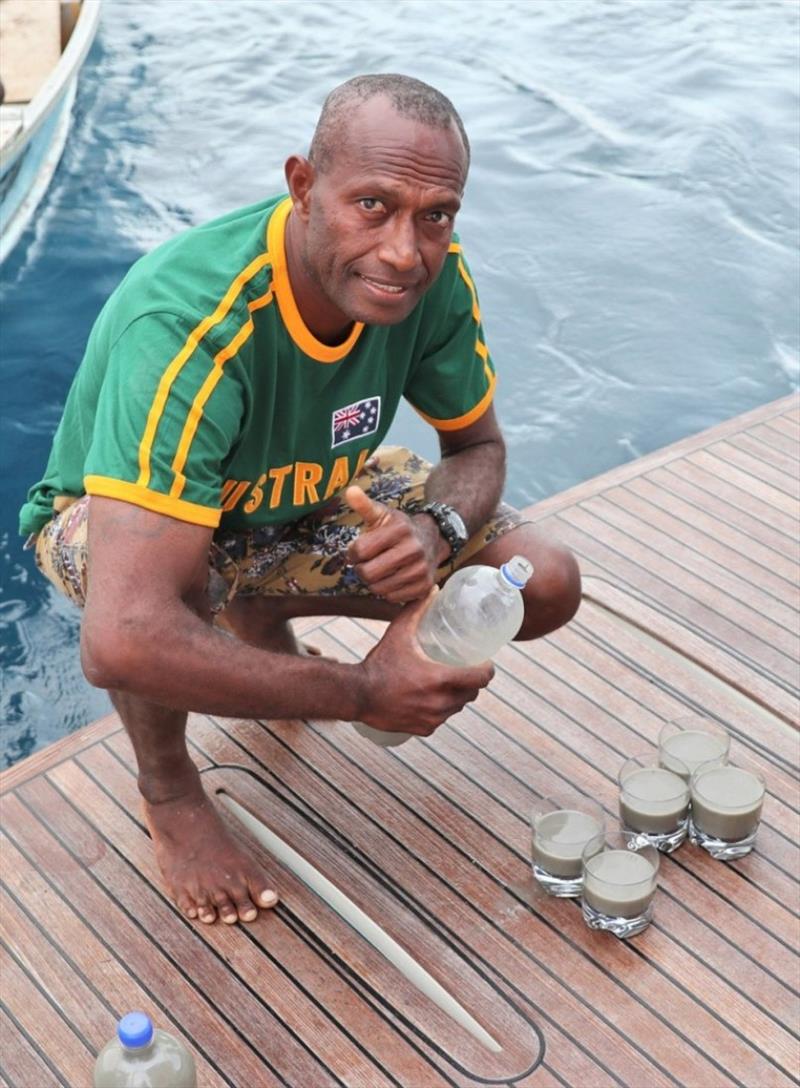 Kith offers kava at the Maskelyne Islands in Vanuatu photo copyright Riviera Australia taken at 
