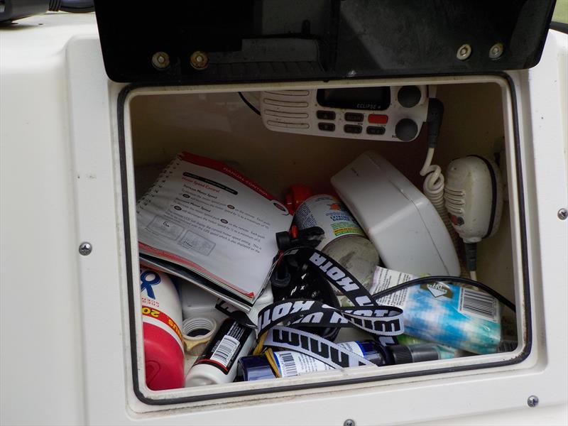 Could you find your flares in this locker if you had to? photo copyright Scott Croft taken at 