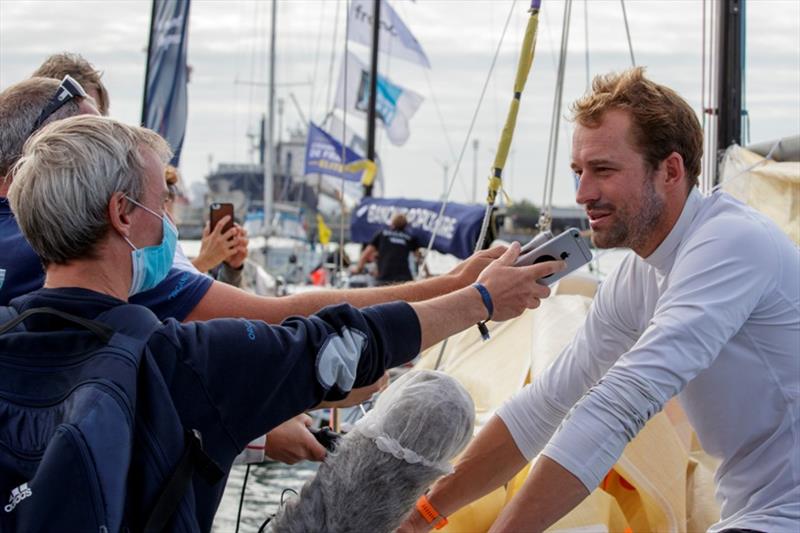 Sam Goodchild (Leyton) - La Solitaire du Figaro Stage 2 photo copyright Alexis Courcoux taken at 