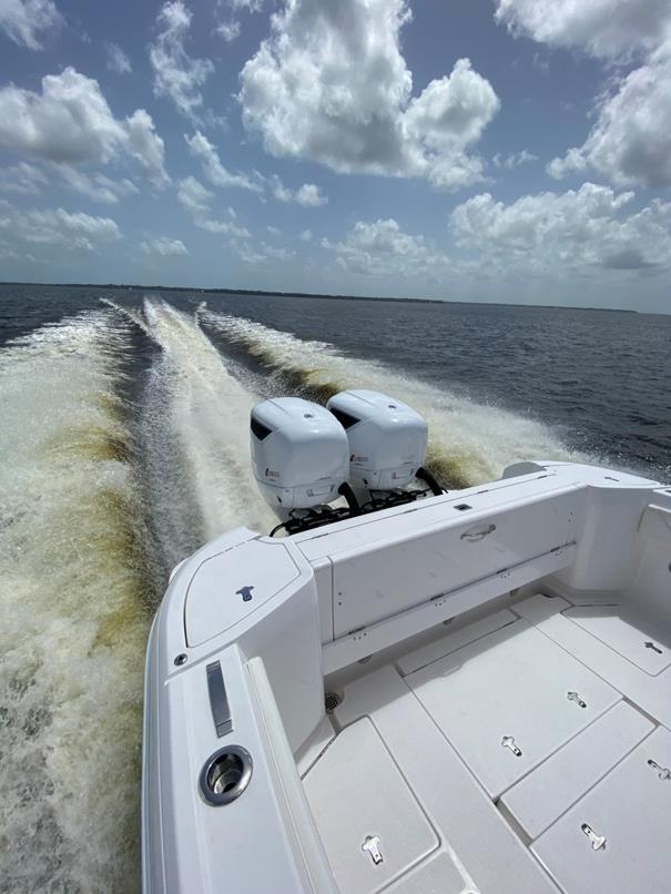 The CXO300 diesel outboard is now installed and running on the first boat located in North America photo copyright Cox Powertrain taken at 