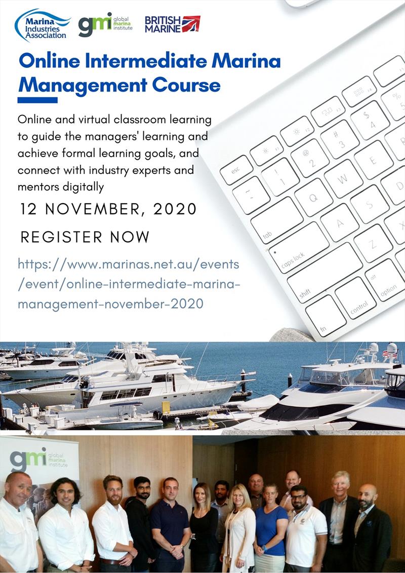 Intermediate Marina Management Course Goes Online - photo © Colin Bransgrove