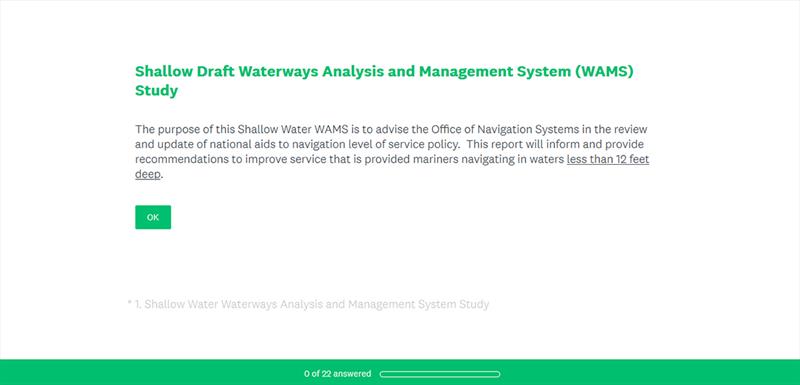 Shallow Draft Waterways Analysis and Management System (WAMS) Study photo copyright U.S. Coast Guard 1st District Northeast taken at 