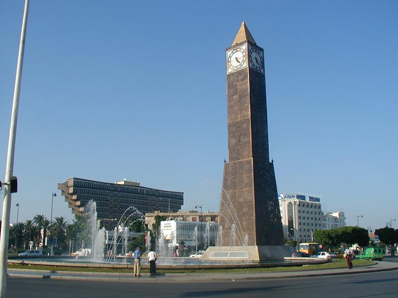 Tunis downtown photo copyright Hugh & Heather Bacon taken at 