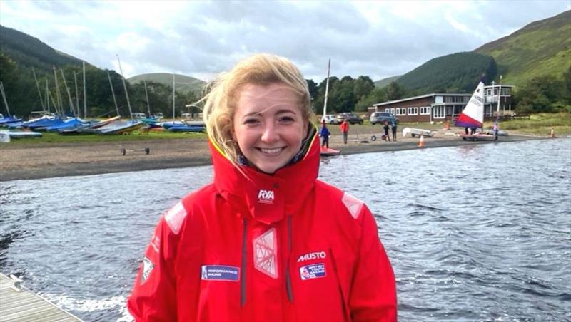 Kate Pounder (Youth Award winner) photo copyright RYA taken at Royal Yachting Association