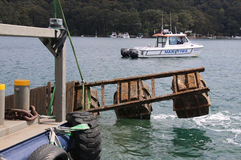 RMS Patrol Vessel enforcing a perimeter around the salvage operation photo copyright NSW Maritime taken at 